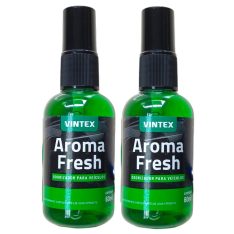 Kit 2 Cheirinhos Aromatizante Carro 60ml Fresh Ar